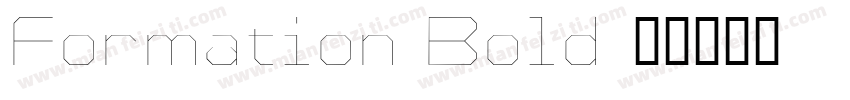 Formation Bold字体转换